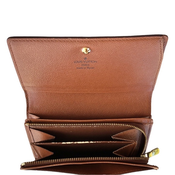 Louis Vuitton Monogram Porte-Monnaie Tresor Wallet Excellent Condition - Picture 13 of 16